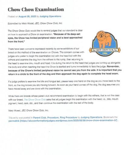 Proper Chow Examination updated 8 26 2025